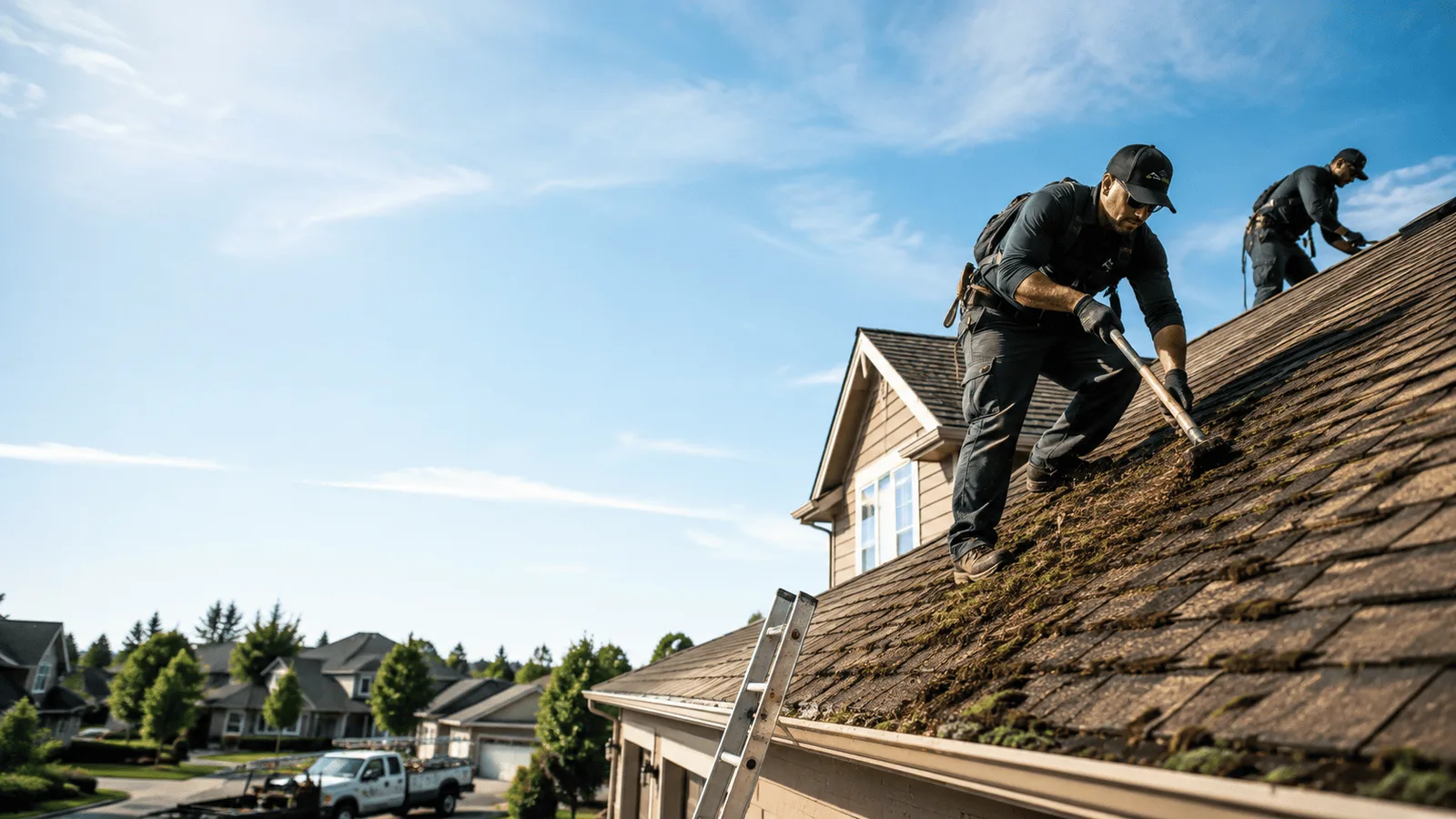 Roof Moss Removal in Sheboygan, WI near me